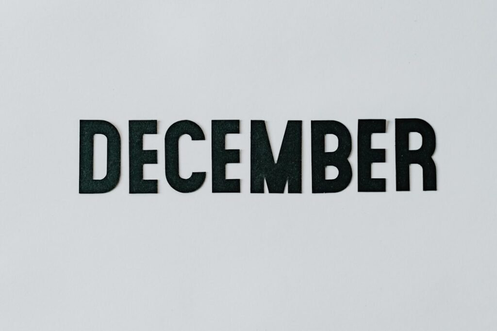 Photo Calendar months