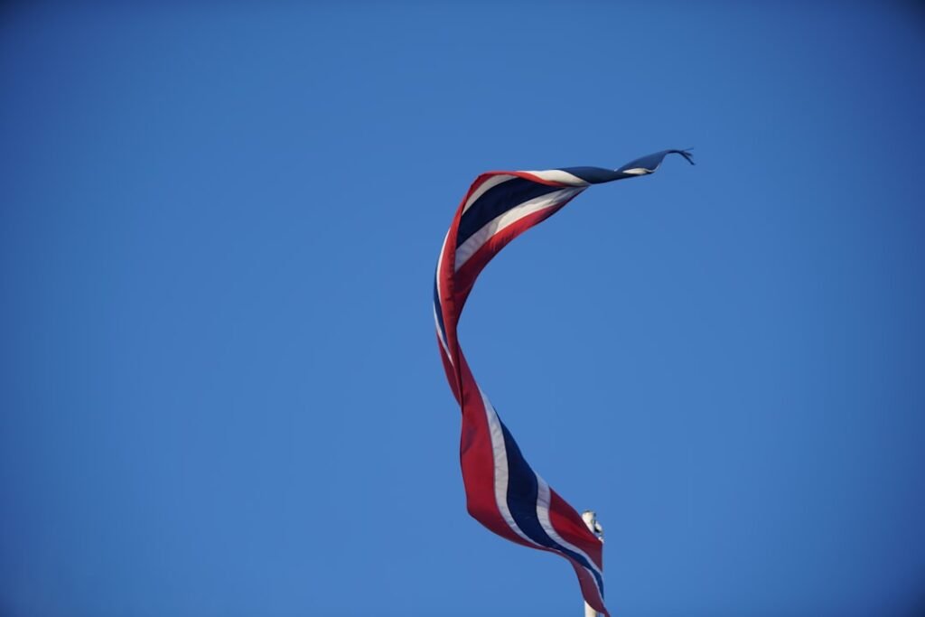 Photo Norwegian flag