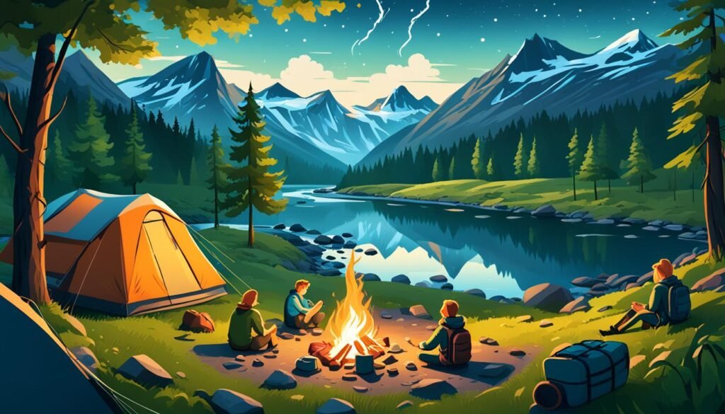Acampar en Noruega