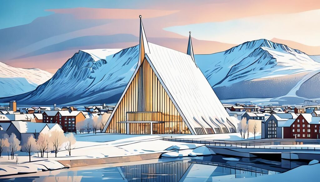 Catedral Ártica en Tromsø, maravilla arquitectónica Catedral Ártica en Tromsø, maravilla arquitectónica