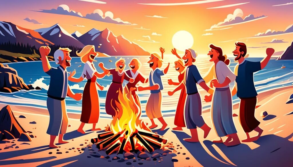 Celebraciones del solsticio de verano en Noruega Celebraciones del solsticio de verano en Noruega