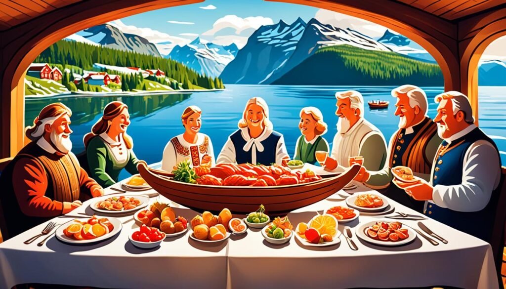 Cómo navegar en una cena noruega