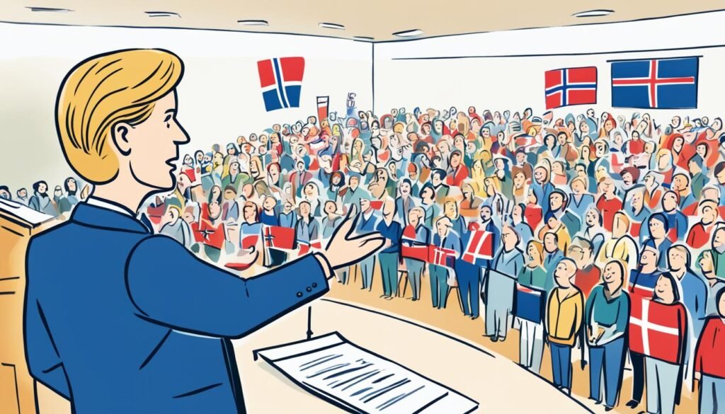 Cómo participar en debates públicos en Noruega