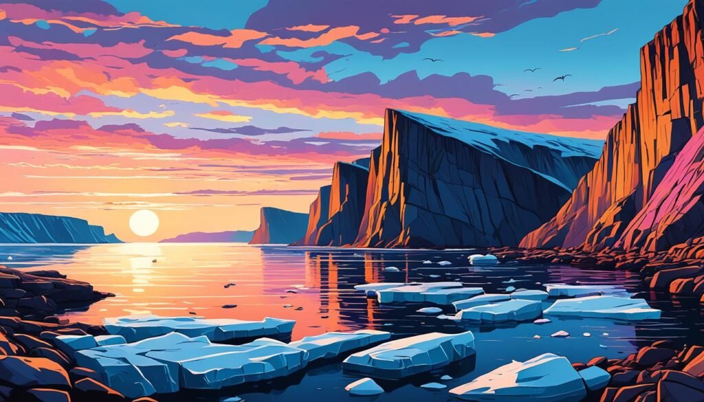 El Sol de Medianoche en Nordkapp: El Punto Más Septentrional de Europa