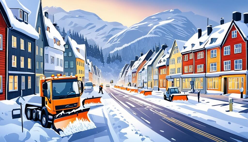 Entendiendo las políticas de remoción de nieve en Noruega