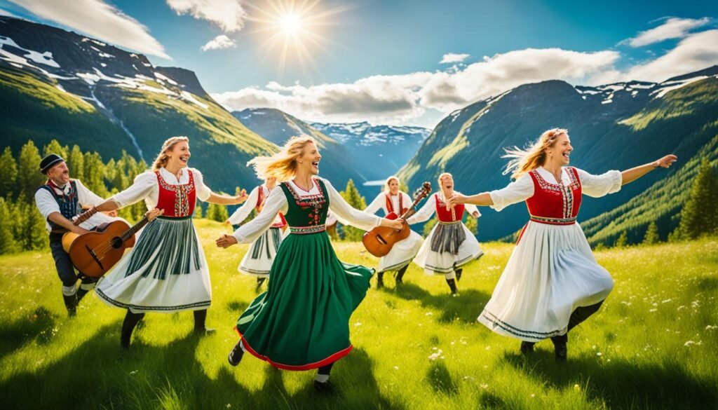 Experimentar la música y danza folclórica noruega