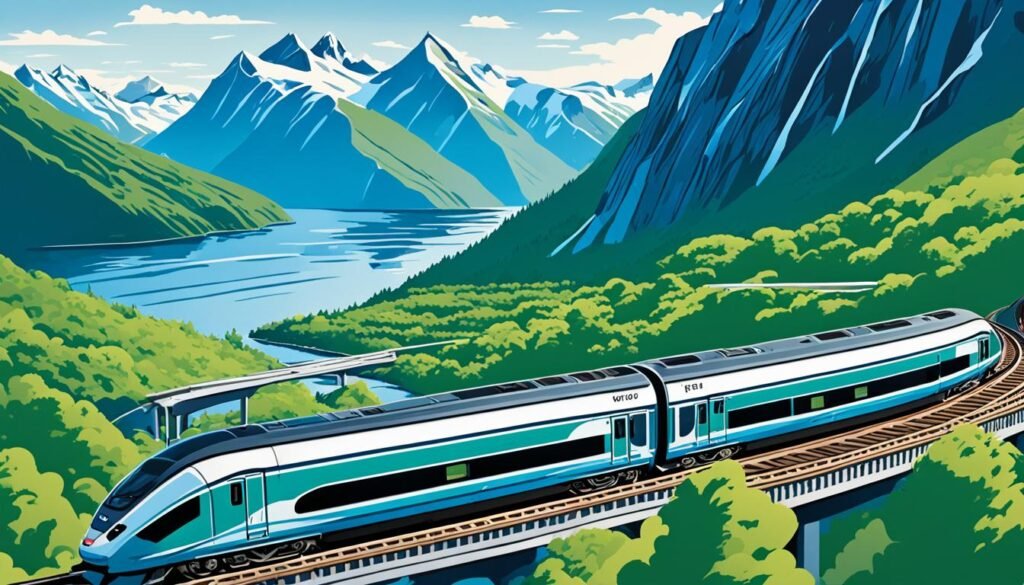 Flåm: Un Viaje en Tren Impresionante a Través de las Montañas de Noruega