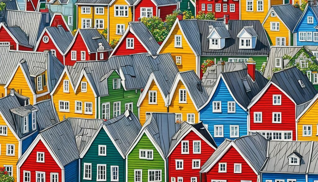 Las Coloridas Casas de Madera en Stavanger: Un Paseo por la Historia