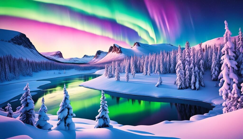 Luces del norte en Laponia noruega
