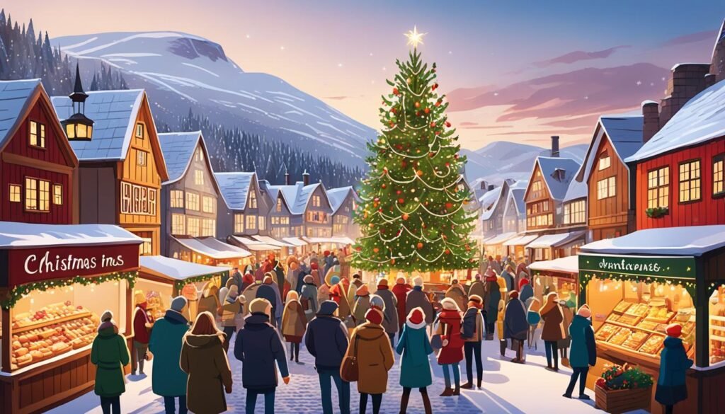 Mercados Navideños en Noruega: Maravillas Invernal de Tradiciones y Delicias