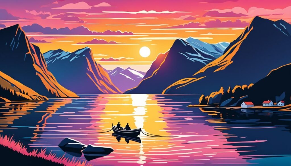 Noruega sol de medianoche