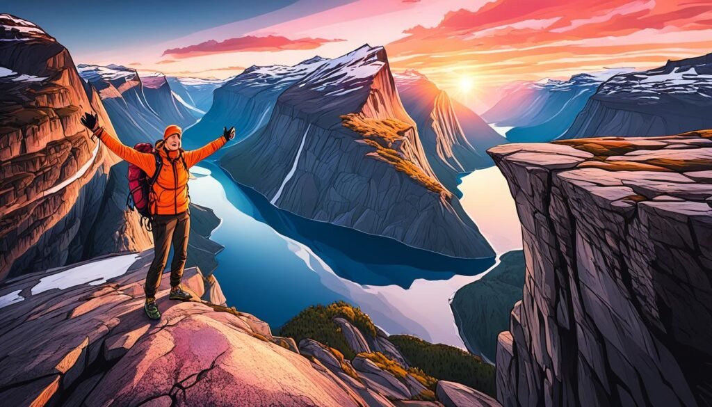 Trolltunga: La Icónica Formación Rocosa y Desafío de Senderismo en Noruega