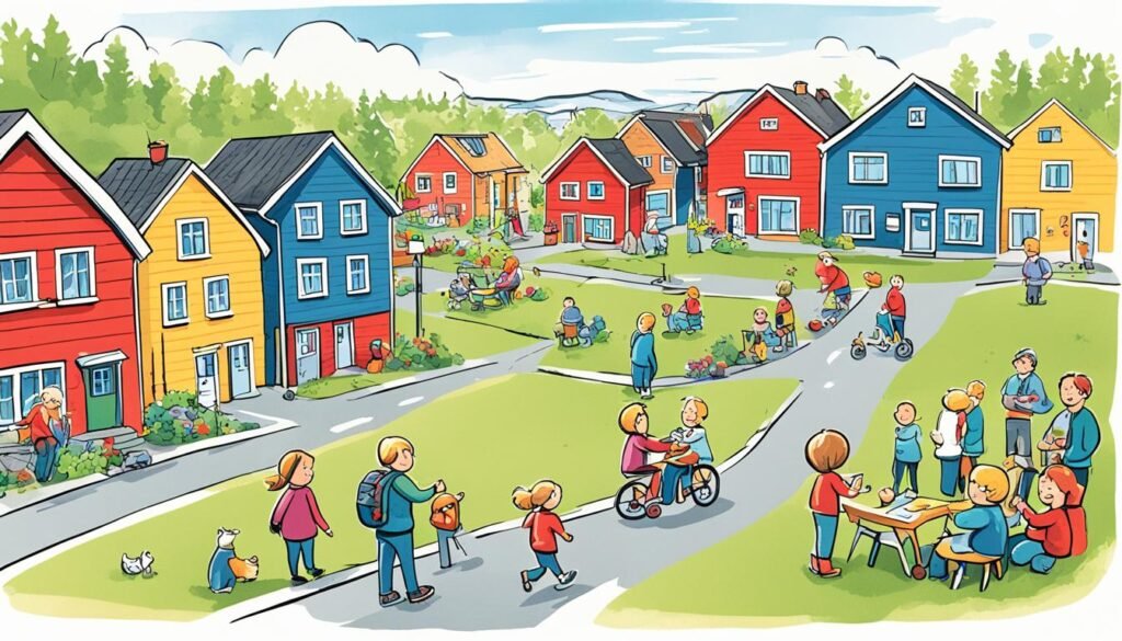 ambiente comunitario en Noruega