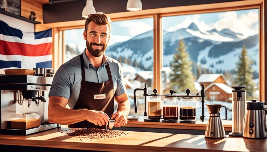 barista en Noruega
