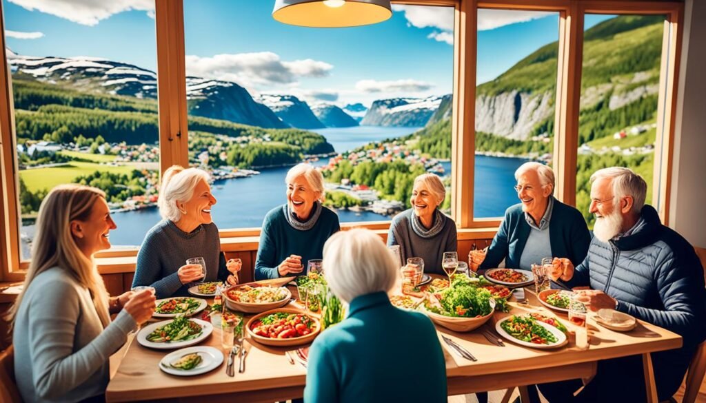 comunidad social en Noruega