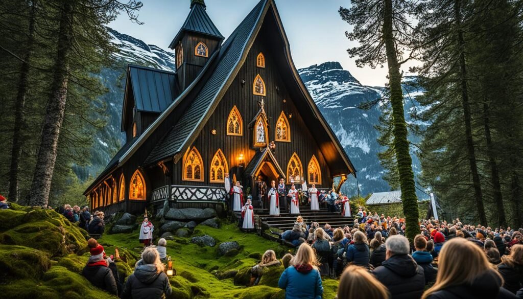 costumbres religiosas de Noruega