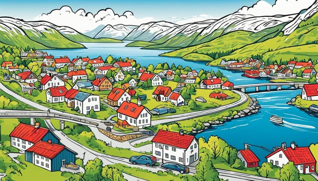 diferencias culturales entre las zonas urbanas y rurales en Noruega