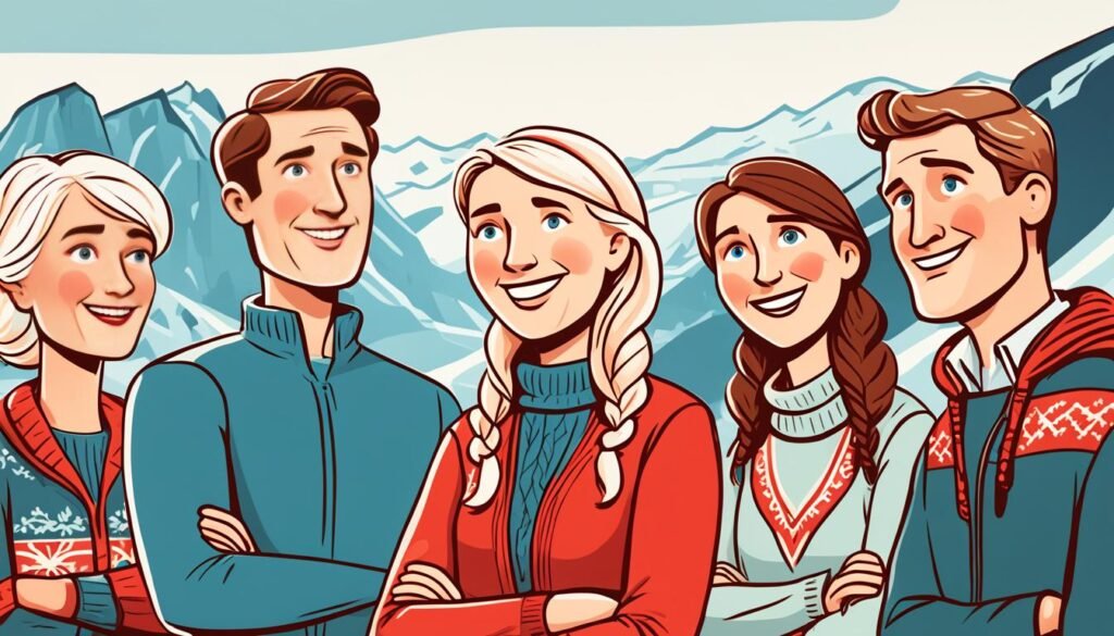 lenguaje corporal en Noruega