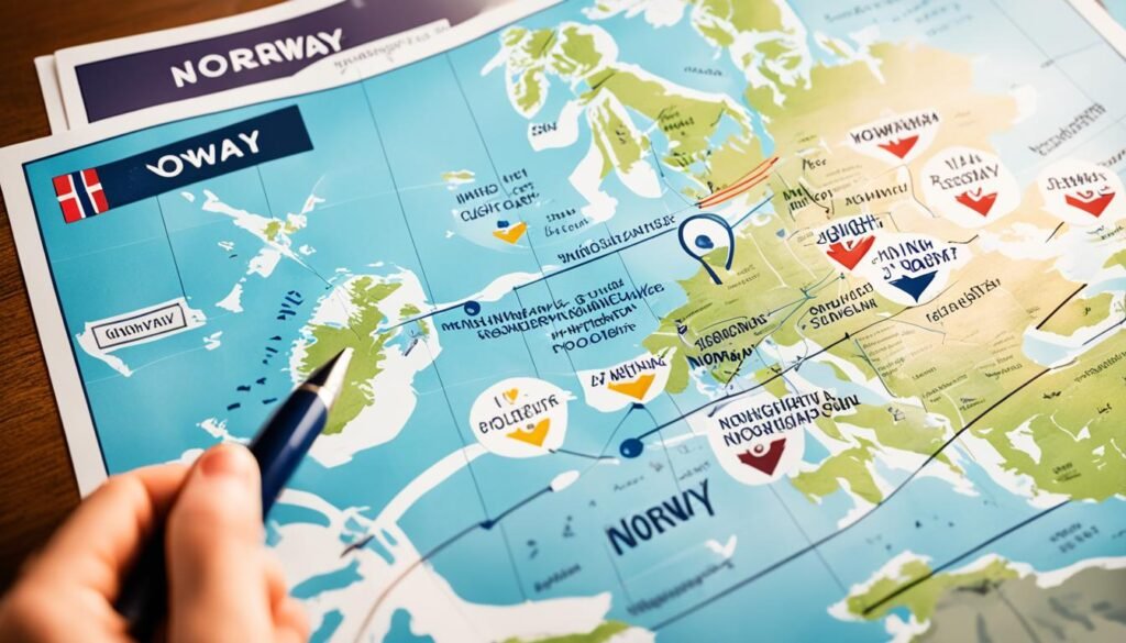 planificación de viaje a Escandinavia