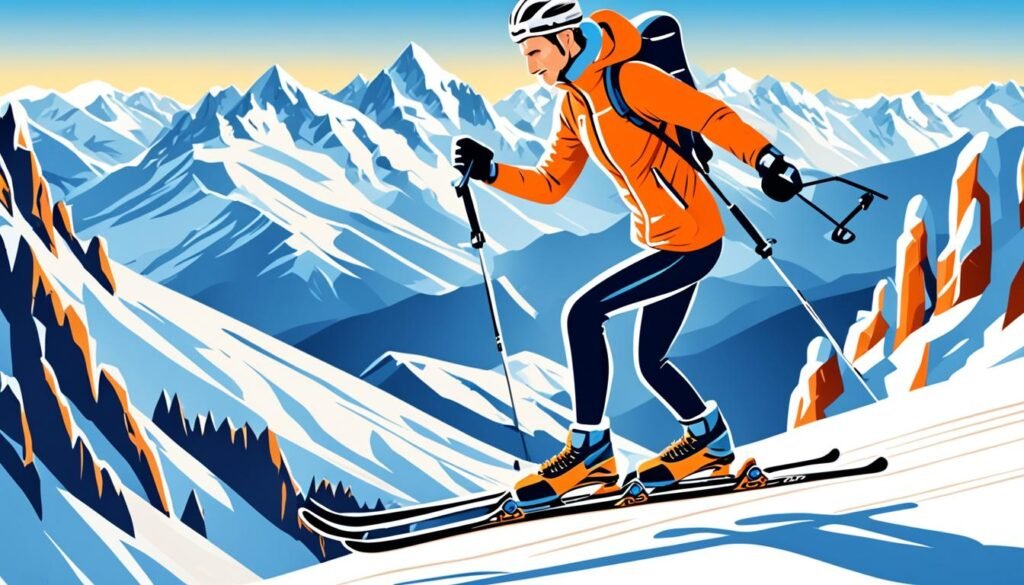 preparación física para esquiar