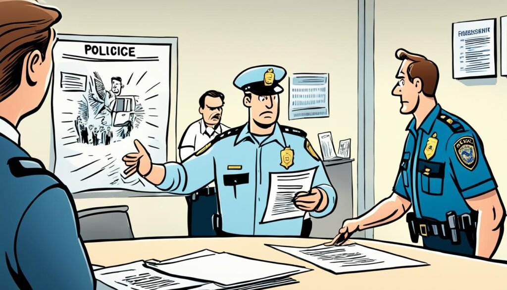 solicitud de registro en la policía noruega