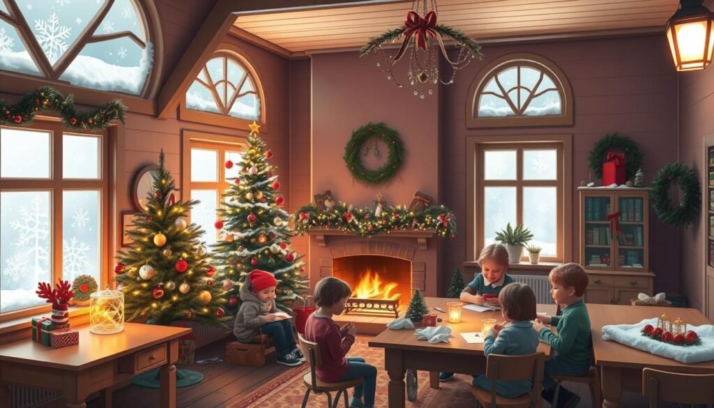 Como las Escuelas Noruegas Celebran la Navidad