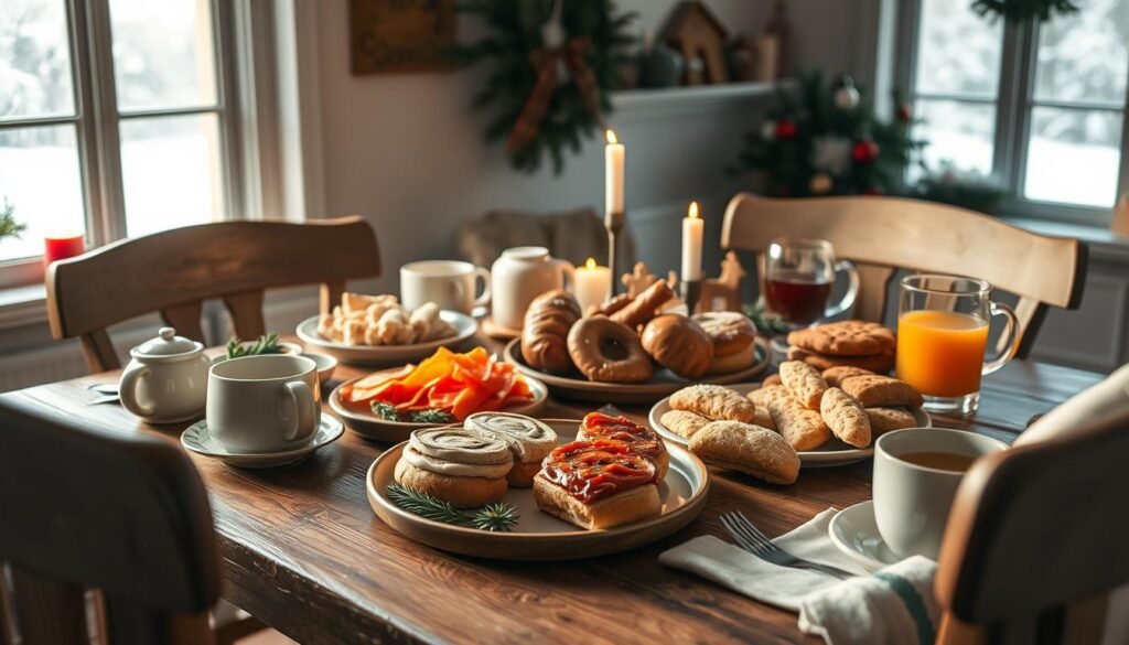 Como se Reunen las Familias Noruegas para el Desayuno Navideno