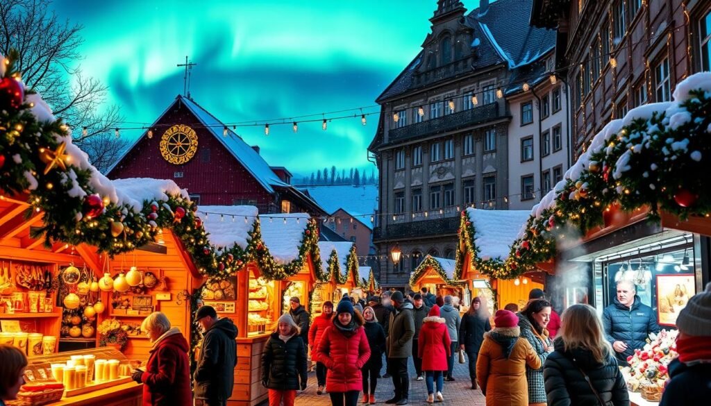 Compras Navidenas en Mercados Noruegos