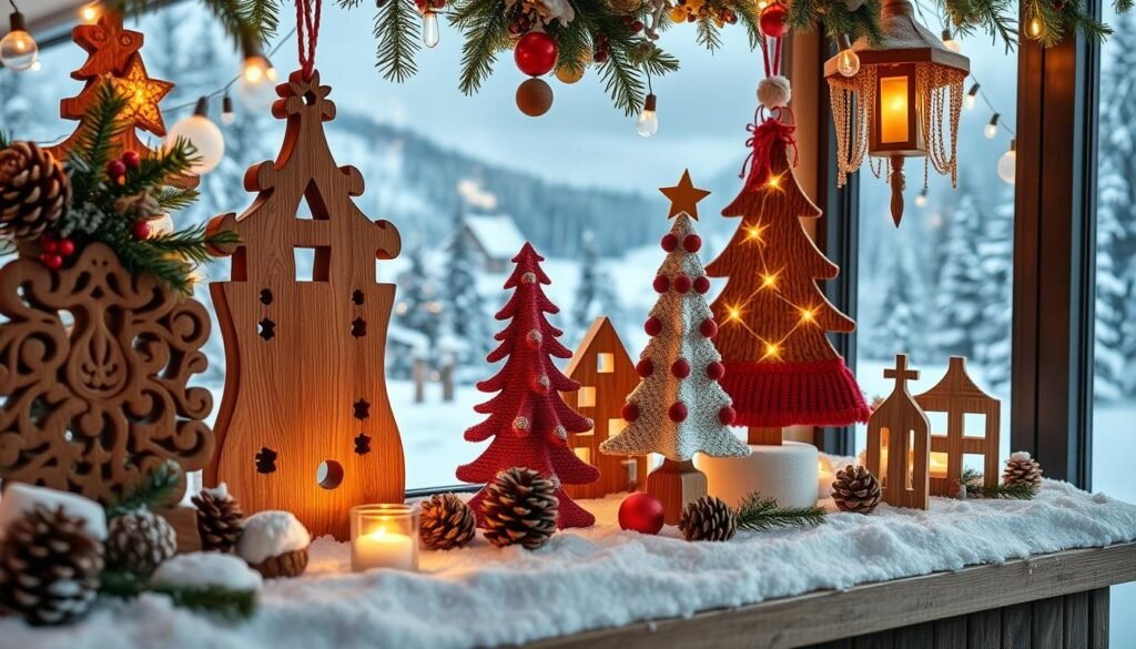 Decoraciones Navidenas Noruegas Mezclan lo Antiguo y lo Nuevo