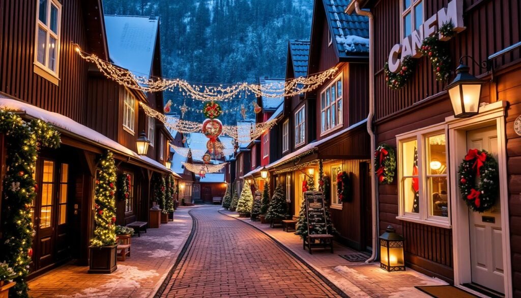 Decoraciones Navidenas en Calles Noruegas