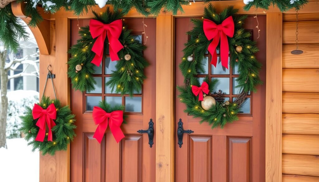 Decoraciones Navidenas para Puertas Noruegas