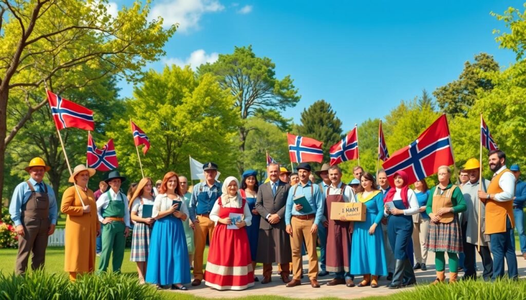 Derechos Laborales y Eventos del Primero de Mayo en Noruega