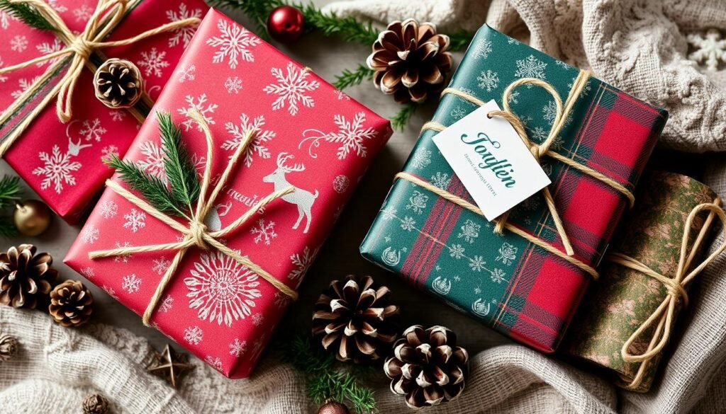 Envoltorio de Regalos Navidenos Noruegos