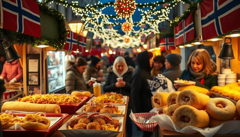 Guía de Comida Callejera en Festividades Noruegas
