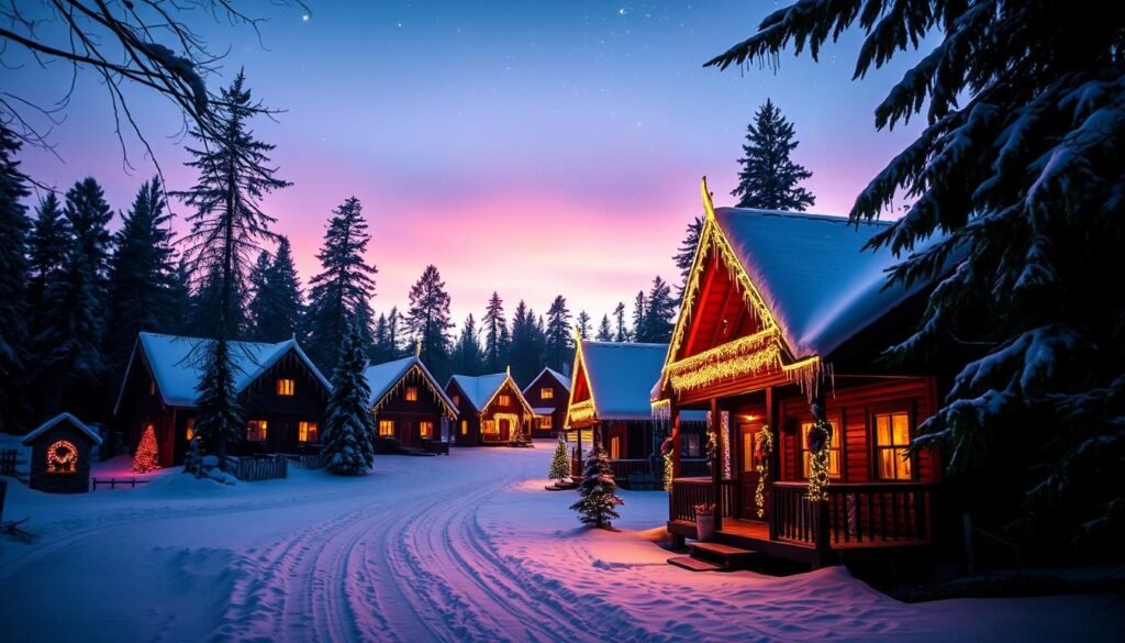 La Oscuridad de Diciembre Hace Magicas las Luces Navidenas Noruegas