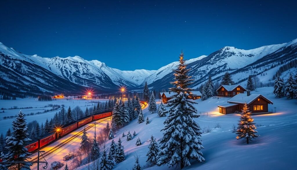 Navidad a lo Largo de los Ferrocarriles Noruegos