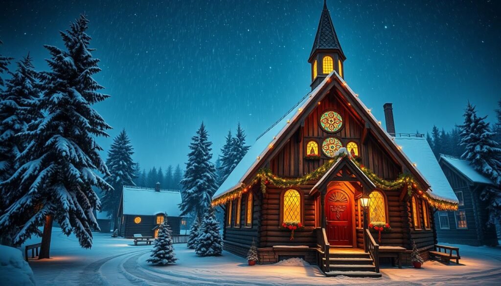 Navidad en Iglesias Medievales Noruegas