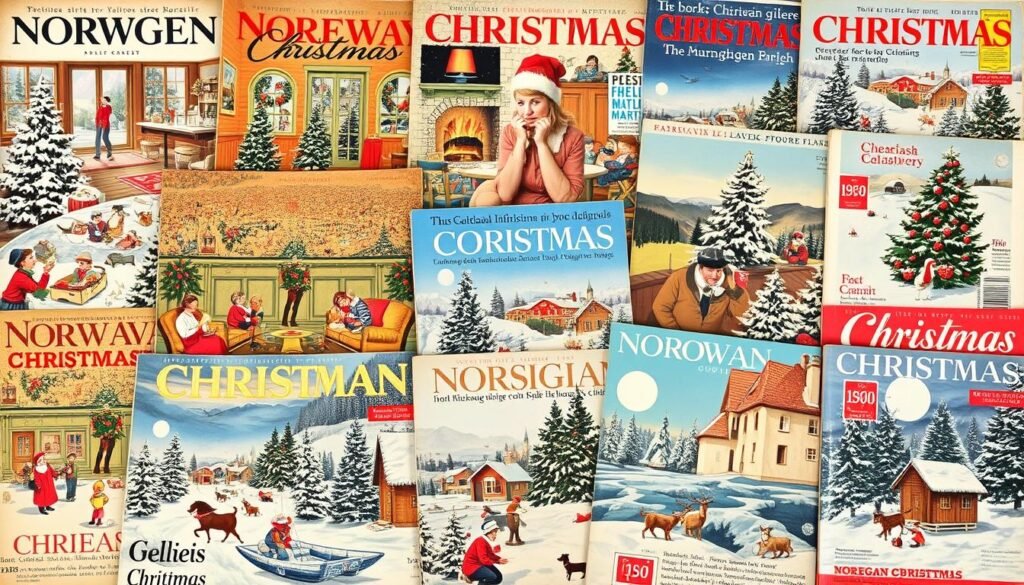 Portadas de Revistas Navidenas Noruegas a Traves del Tiempo