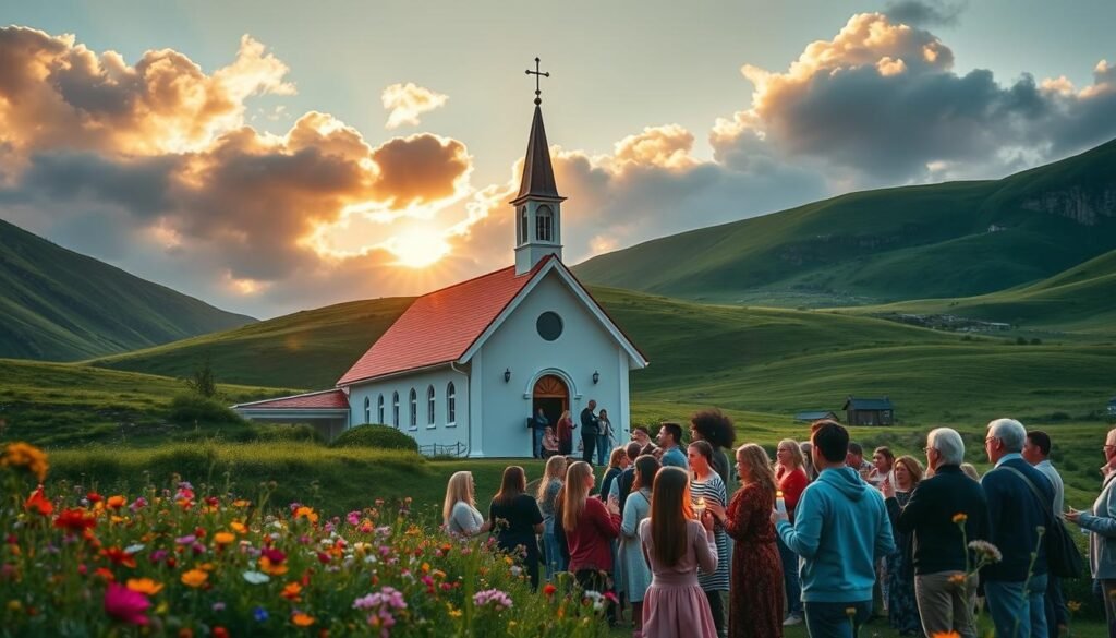 Servicios de Pentecostés en Toda Noruega