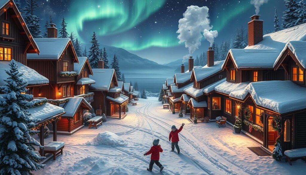 Temporada Navidena en Pueblos Noruegos