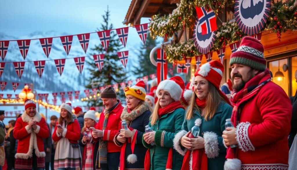 Trabajo Temporal Durante Celebraciones Noruegas