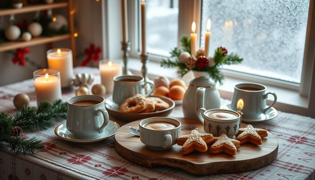 Tradiciones del Cafe Matutino Navideno Noruego