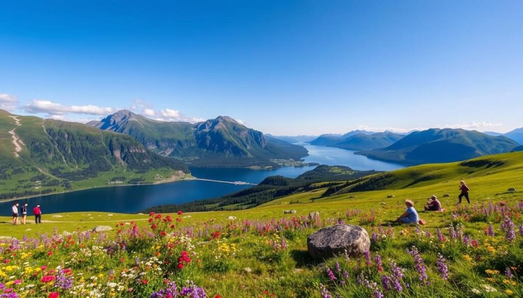 Vida al Aire Libre Durante la Festividad de Ascensión en Noruega