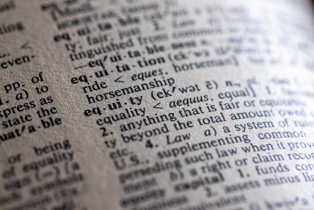 Photo Financial vocabulary